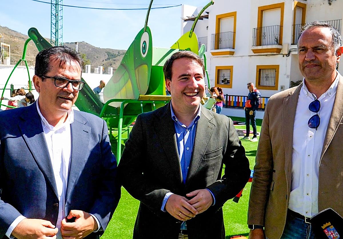 Imagen de archivo con Antonio J Rod, Fernando Giménez y Baldomero Martínez en Felix.