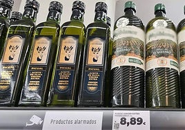 Cambio en el precio del aceite de oliva.