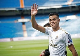Reinier, en su presentación con el Real Madrid.