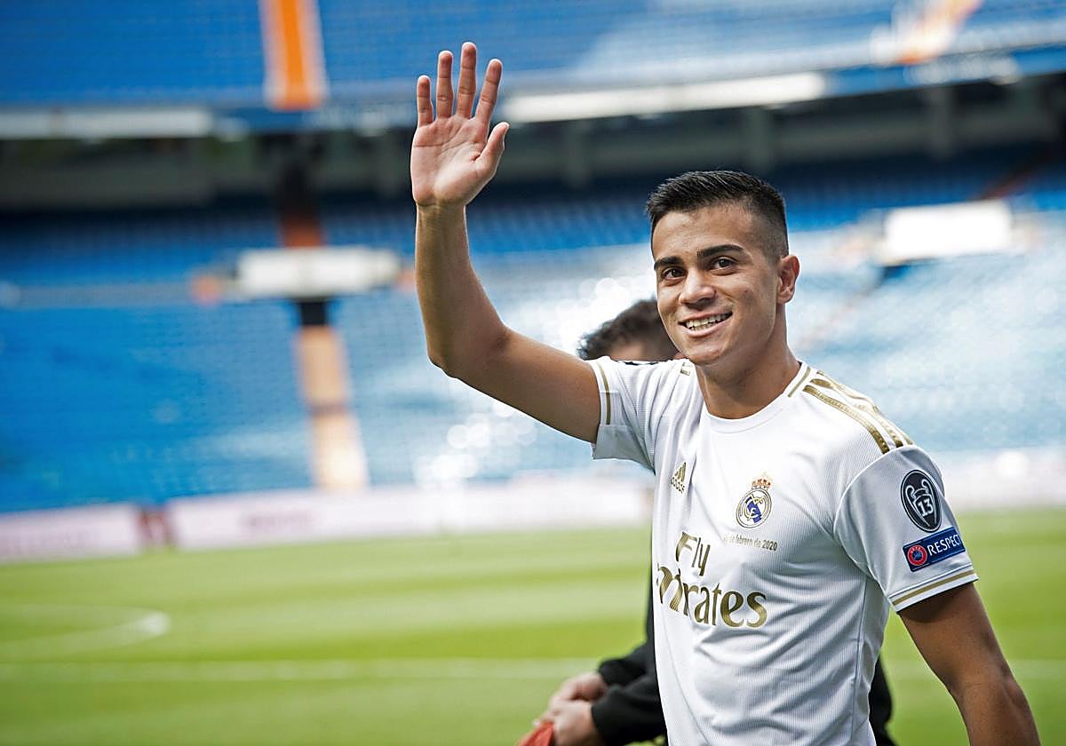 Reinier, en su presentación con el Real Madrid.