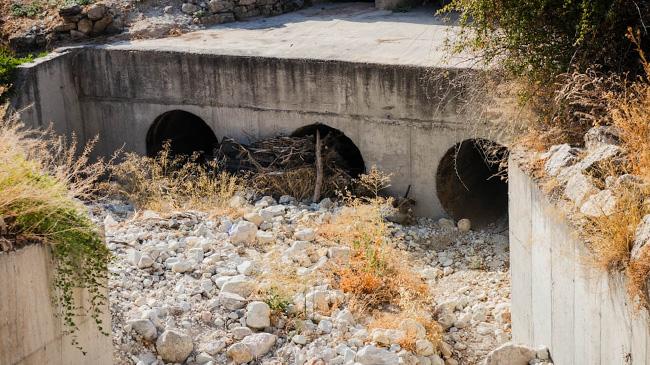 Imagen después - El barranco no se ha limpiado ni encauzado desde hace años.