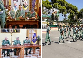 Actos organizados en La Legión por las tomas de posesión.