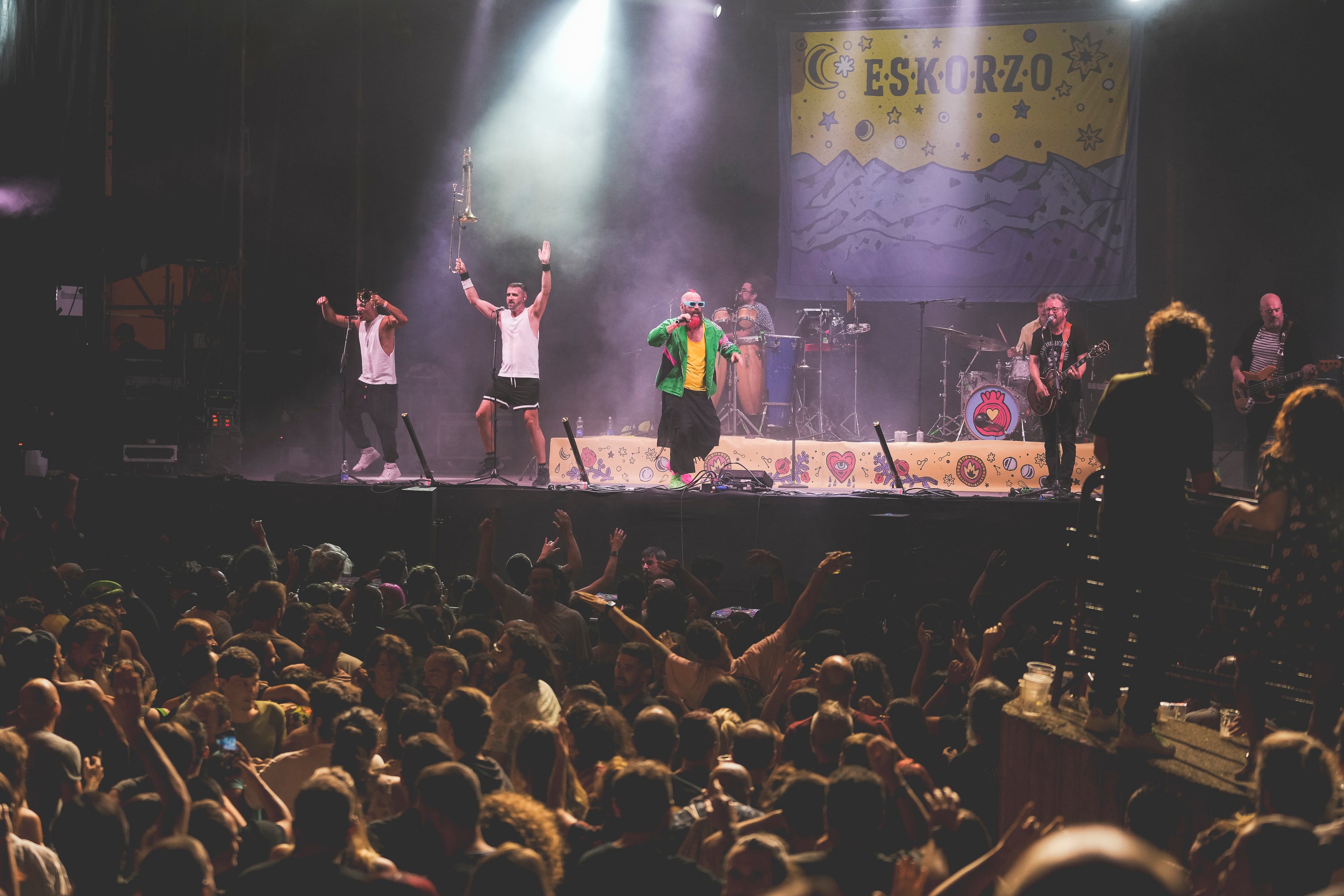 Momento de la primera jornada del Zaidín Rock.