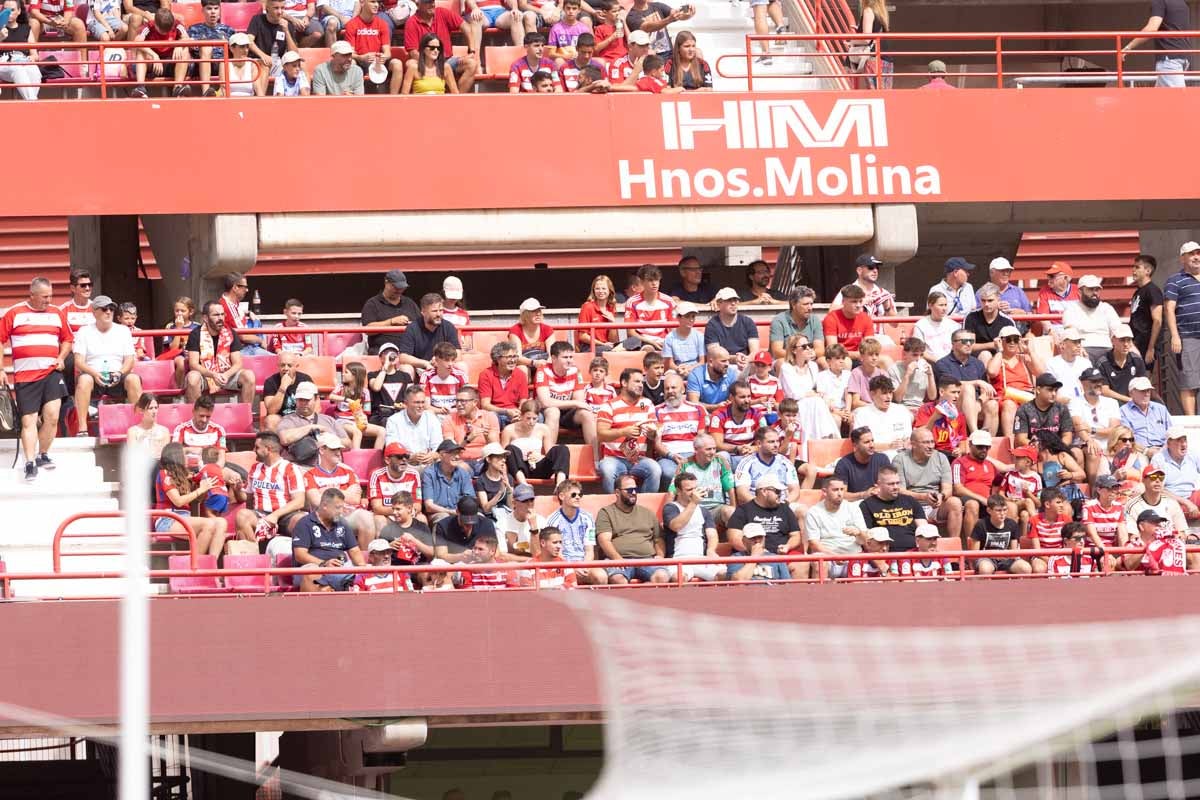 Encuéntrate en la grada de Los Cármenes en el Granada - Deportivo