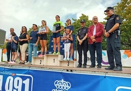 Ganadoras de la categoría femenina.