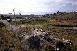 Carretera N-340 a su paso por Salobreña.