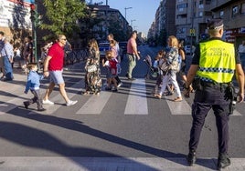 Tráfico en Méndez Núñez este martes a primera hora de la mañana