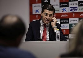 Matteo Tognozzi, durante la presentación de Reinier.