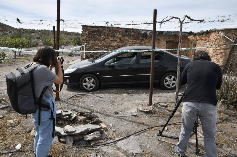 Imagen del cortijo entre Gérgal y Alboloduy en el que un hombre envenenó a sus hijas y se suicidó.