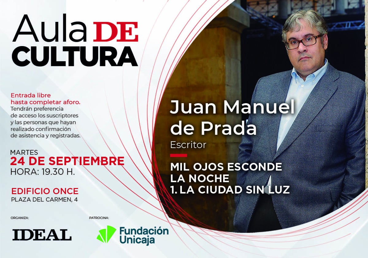 Juan Manuel de Prada en el Aula de Cultura de IDEAL Granada