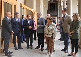 El ministro Luis Planas en su visita a la Diputación de Jaén