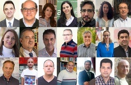 Imagen de los 21 investigadores de la Universidad de Jaén