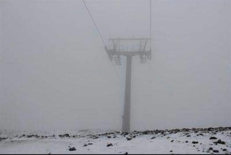 Primera nevada de la temporada en Sierra Nevada este jueves