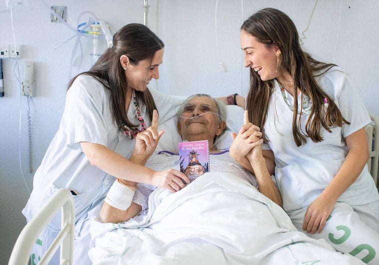 Paco junto a Vanesa y Lydia