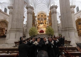 La Patrona en la Catedral.