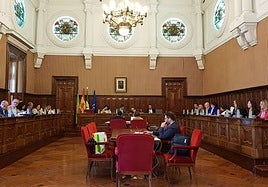 Celebración este lunes del pleno de la Diputación.