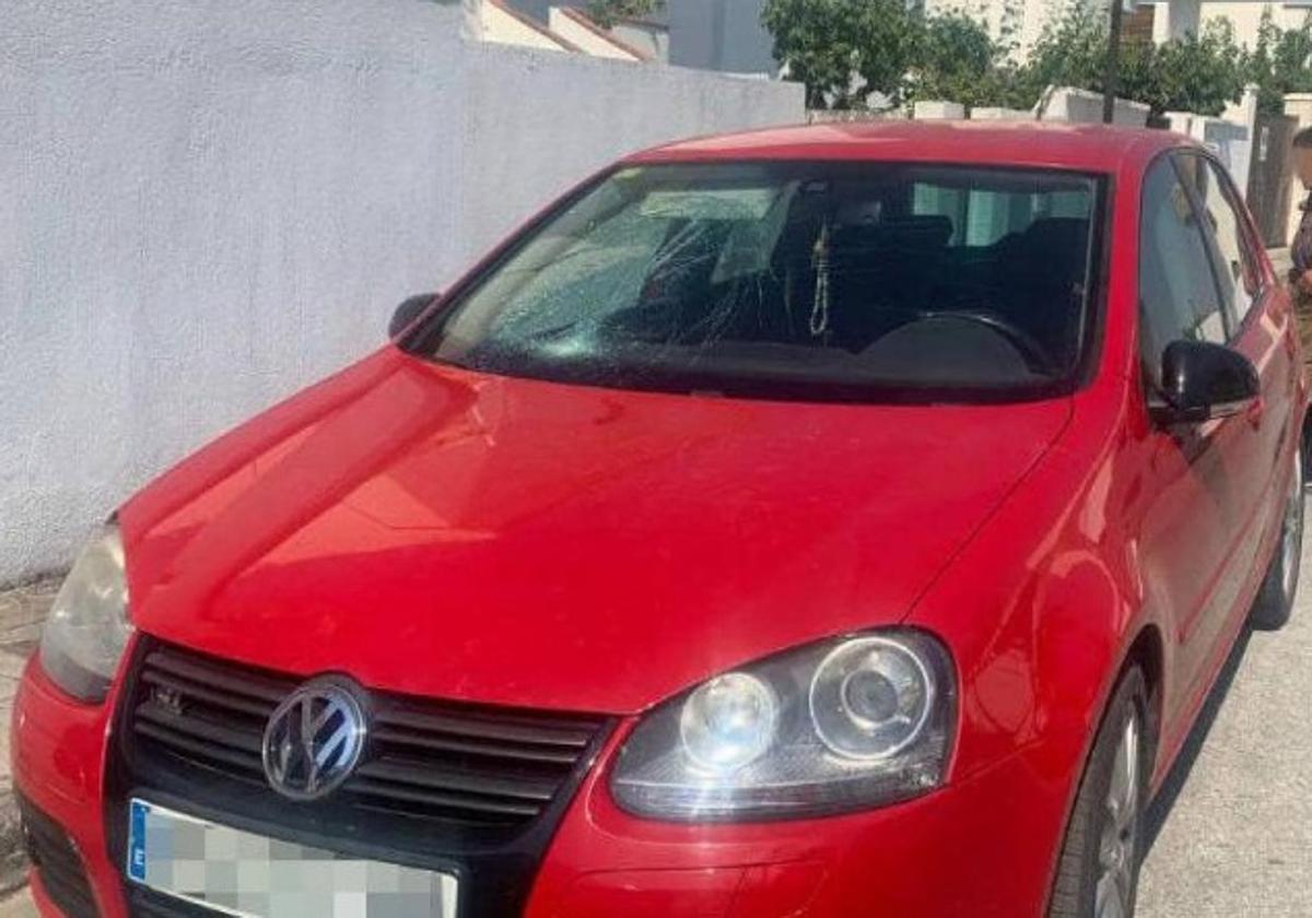 El coche usado como supuesta arma homicida.