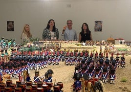 Recreación de la Batalla con cientos de muñecos de playmobil.