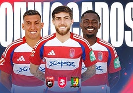 Uzuni, Tsitaishvili y Hongla, los tres internacionales del equipo.