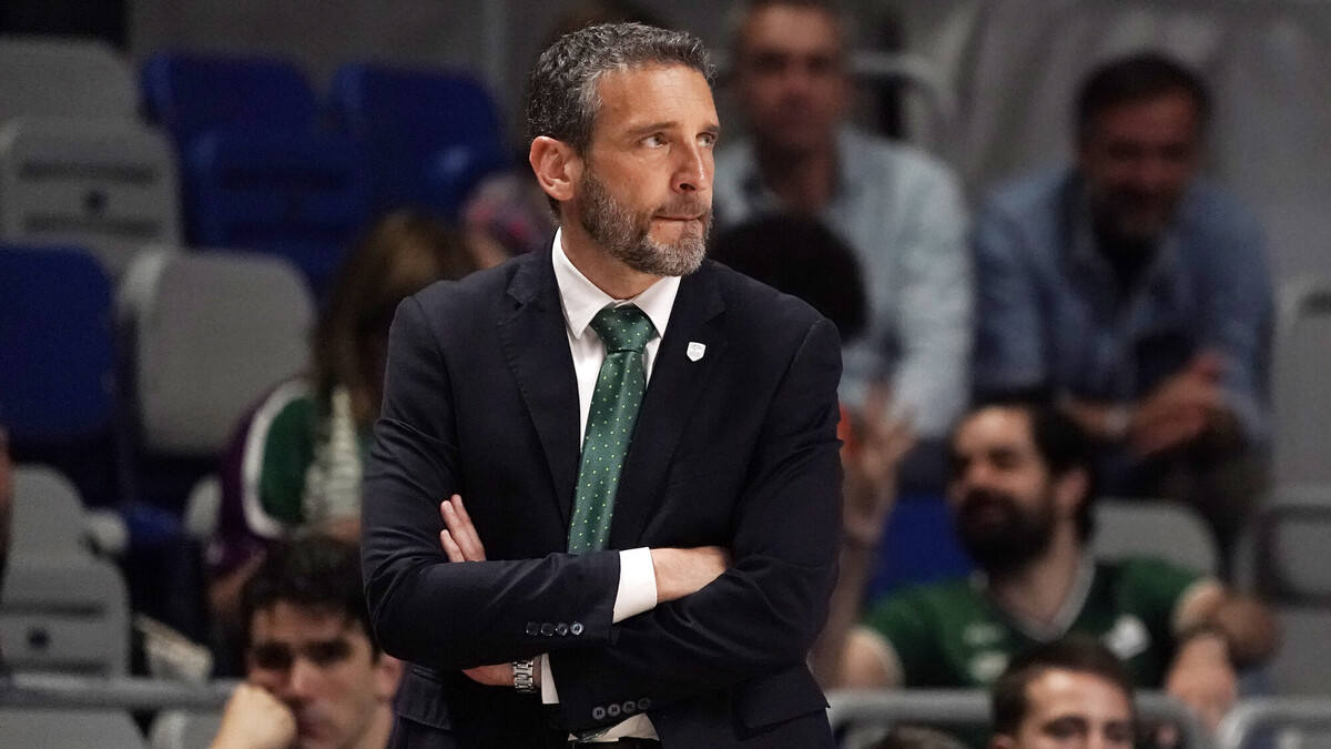 Ibon Navarro, entrenador del Unicaja.