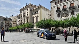 Edificio del Ayuntamiento de Jaén en la plaza de Santa María.