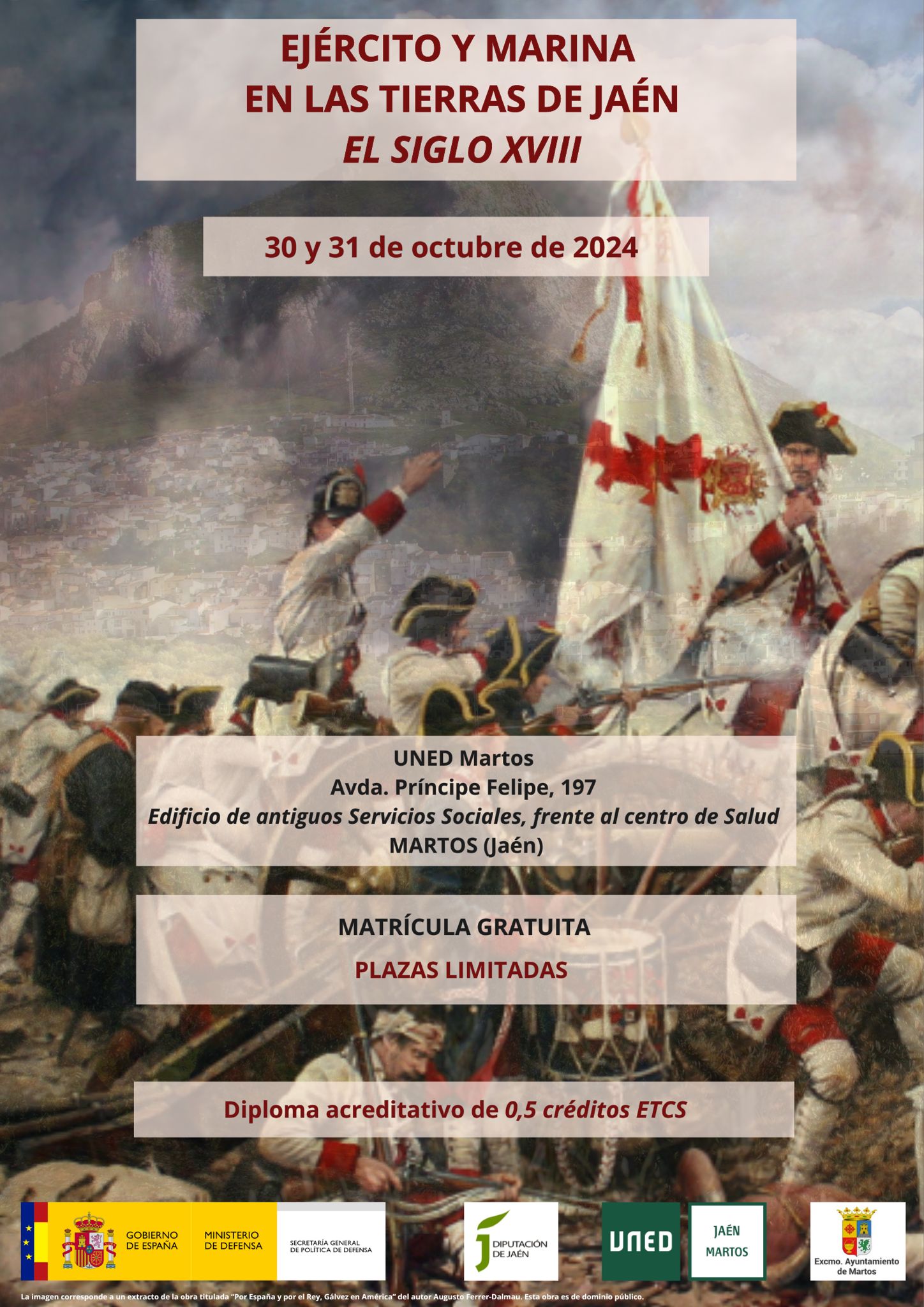 Certel que promociona el contenido del seminario en Martos.