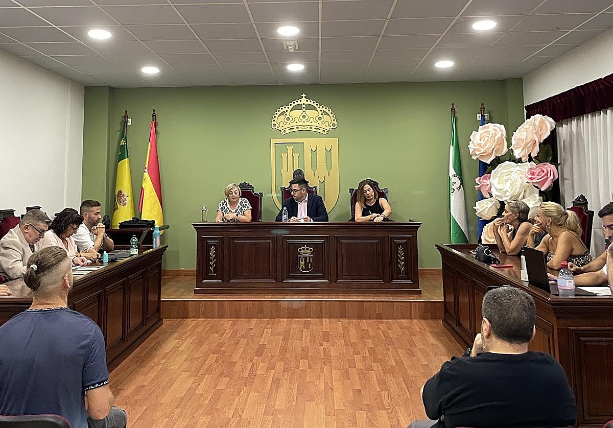 Imagen de archivo de un pleno del Ayuntamiento de Tabernas.