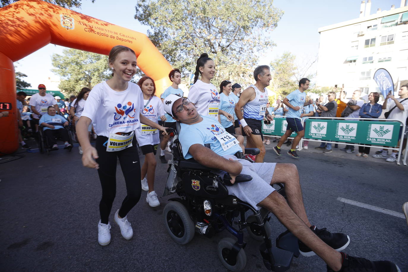 Las mejores imágenes de la carrera de Aspace en Granada