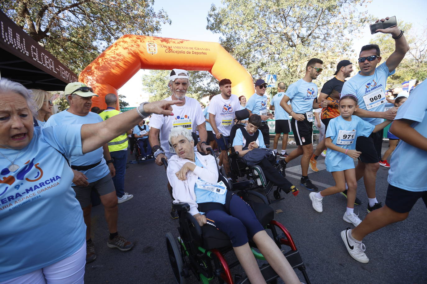 Las mejores imágenes de la carrera de Aspace en Granada