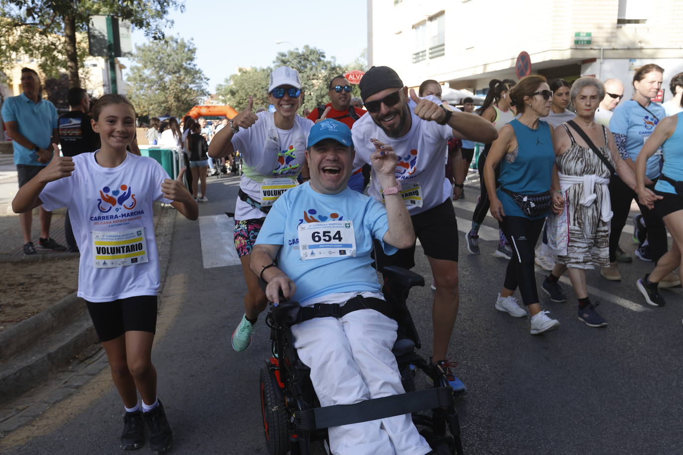 Las mejores imágenes de la carrera de Aspace en Granada