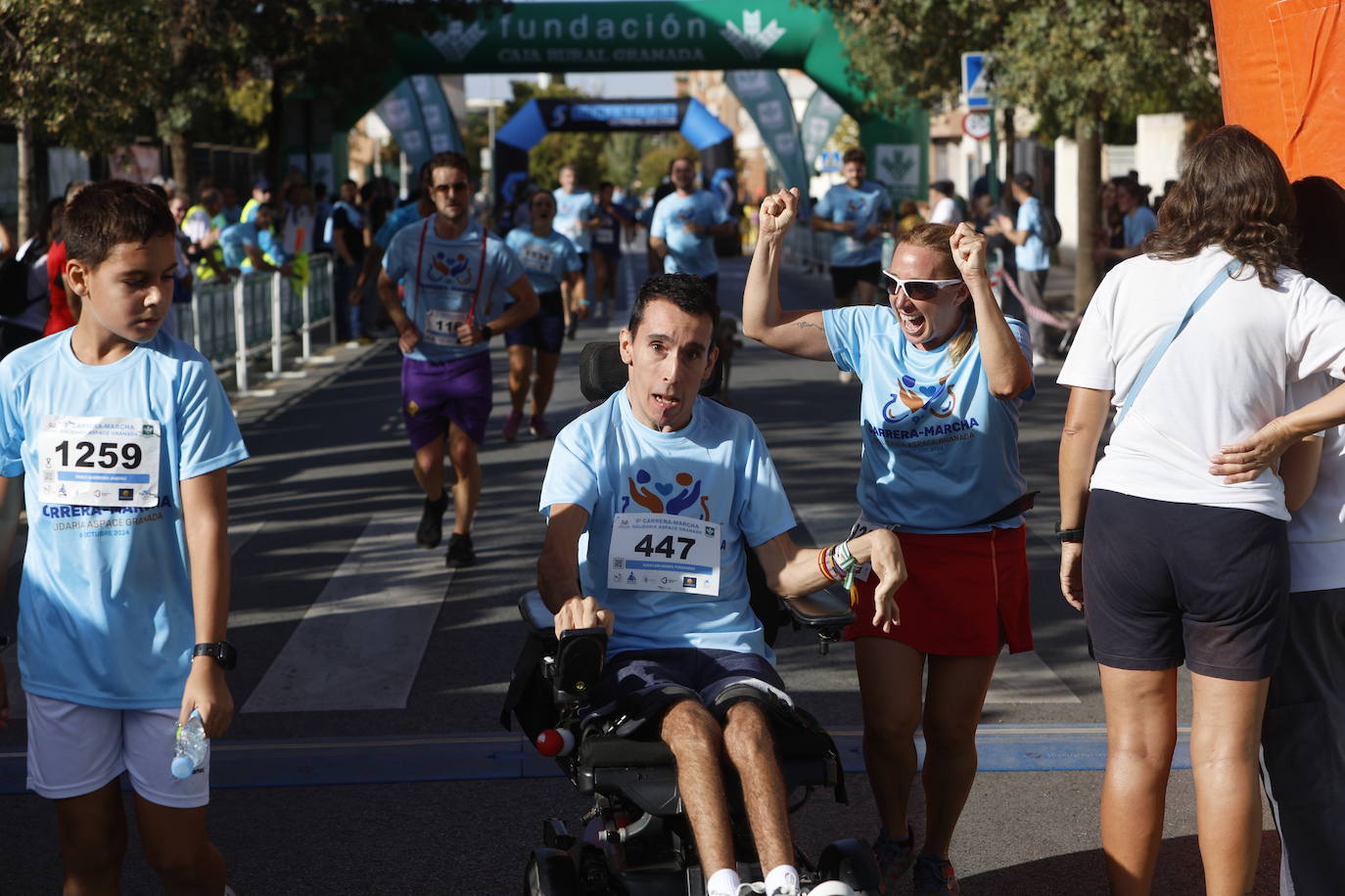 Las mejores imágenes de la carrera de Aspace en Granada