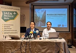 Luis García y José María Mesbailer, de Jaén Merece Más.