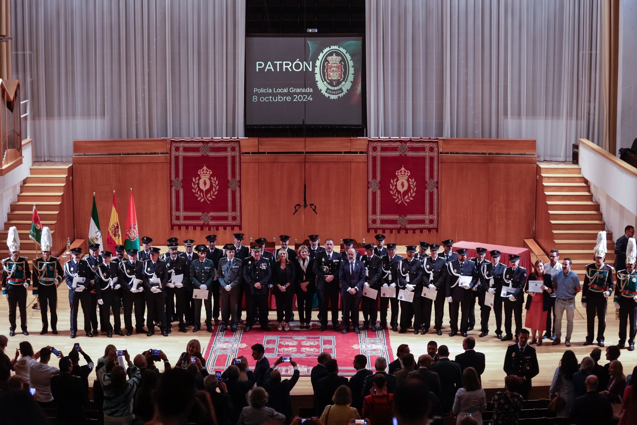 Las imágenes del Patrón de la Policía Local de Granada