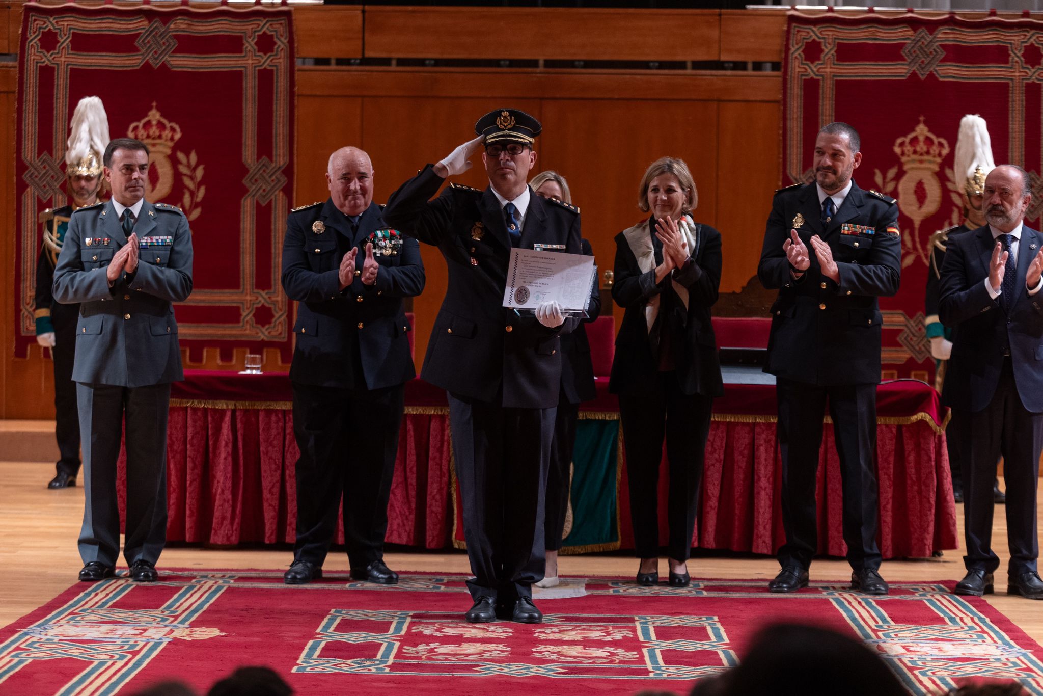 Las imágenes del Patrón de la Policía Local de Granada