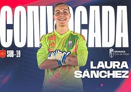 Anuncio del club por la convocatoria de Laura Sánchez.