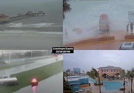 En directo, el avance del huracán 'Milton'.