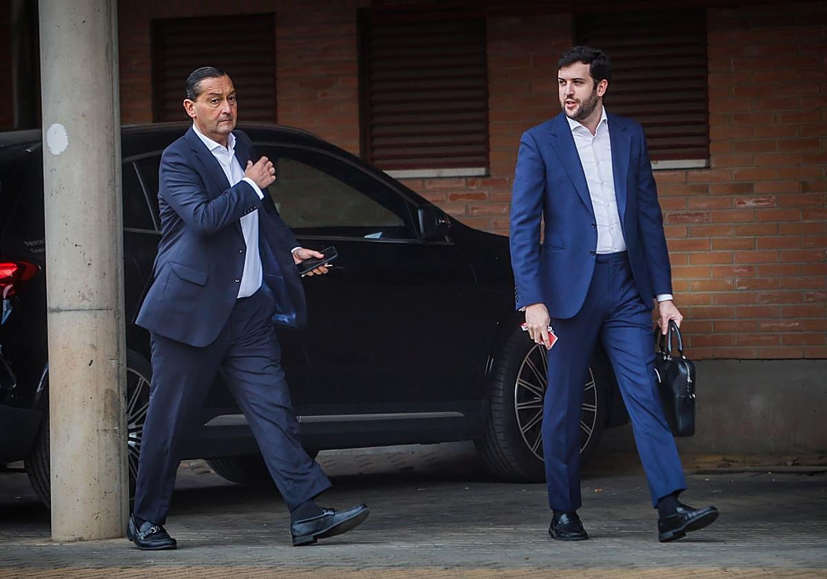 Alfredo García Amado y Javier Aranguren, en una imagen de archivo.