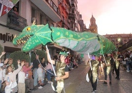 El Lagarto en la cabalgata de la Feria de San Lucas