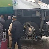 El vídeo de la evacuación de los pasajeros minutos después del accidente