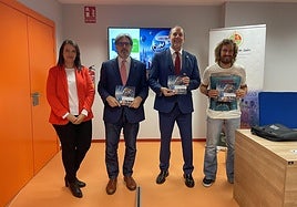 De izquierda a derecha, Alicia Barea, Alberto del Real, Nicolás Ruiz y Julio Ángel Olivares.