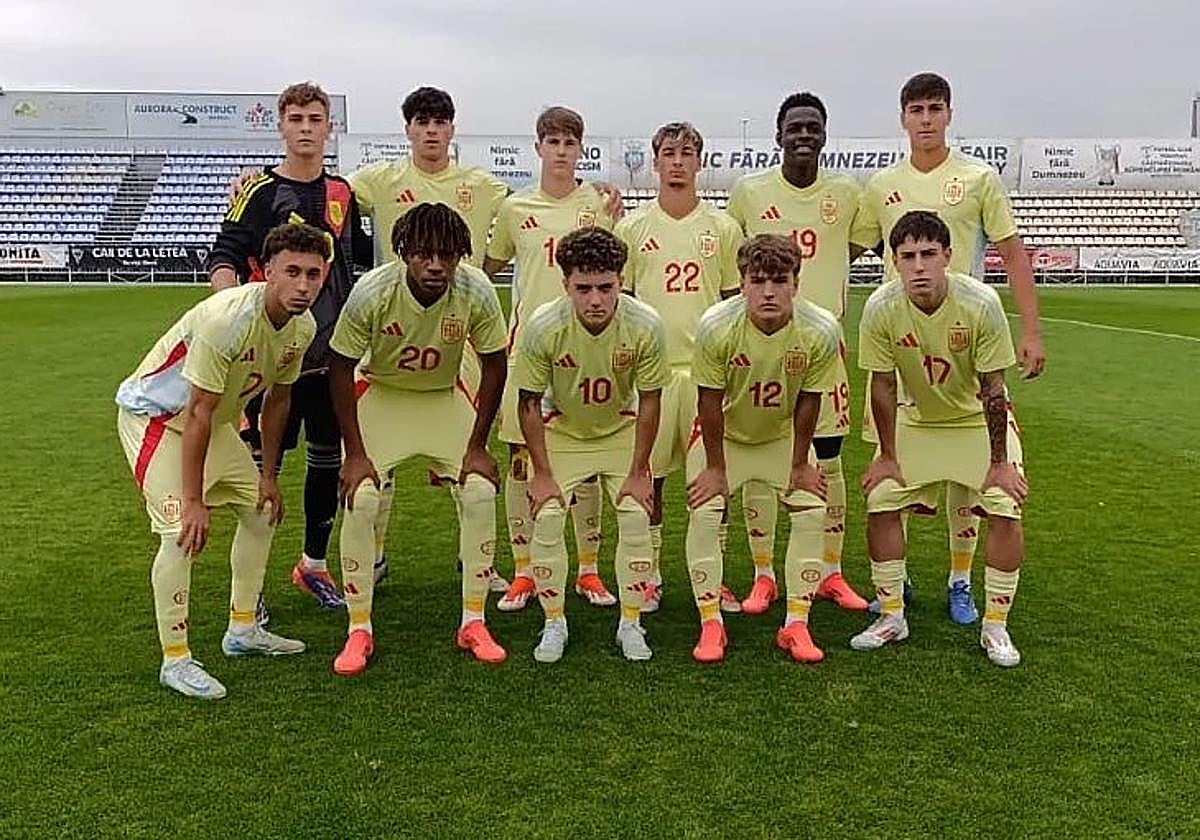 Fran Árbol, titular en el partido contra Noruega.