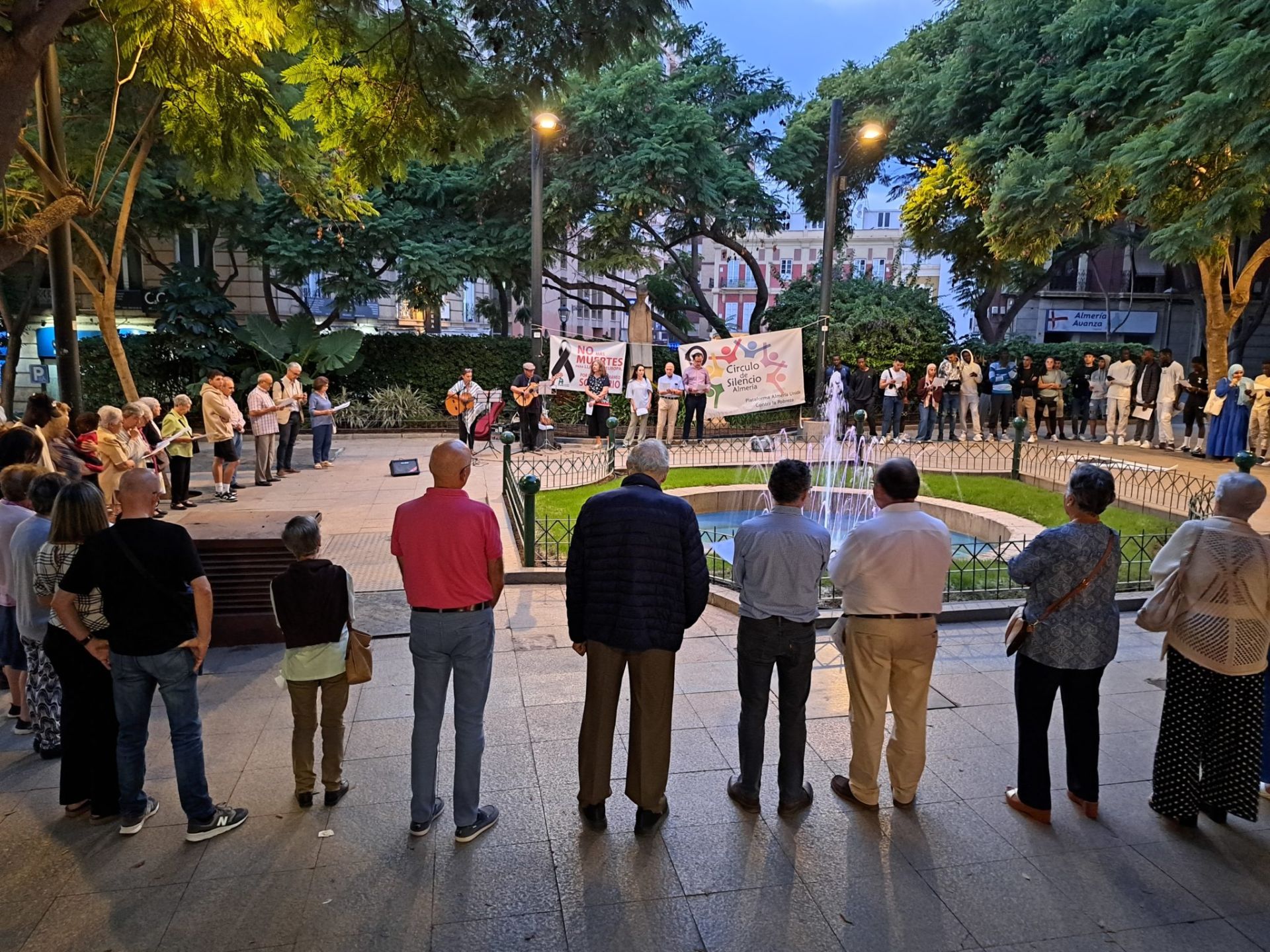 Círculo deSilencio organizado esta semana en la capital.