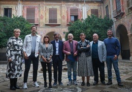 Los integrantes de la mesa redonda en San Juan de Dios.