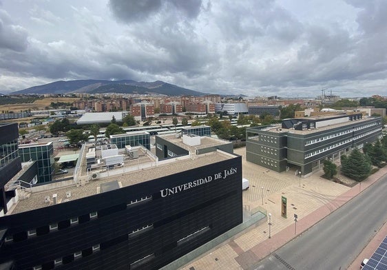 Panorámica de la Universidad de Jaén, en el Campus de las Lagunillas.