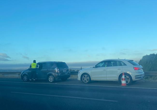 Accidente en la circunvalación