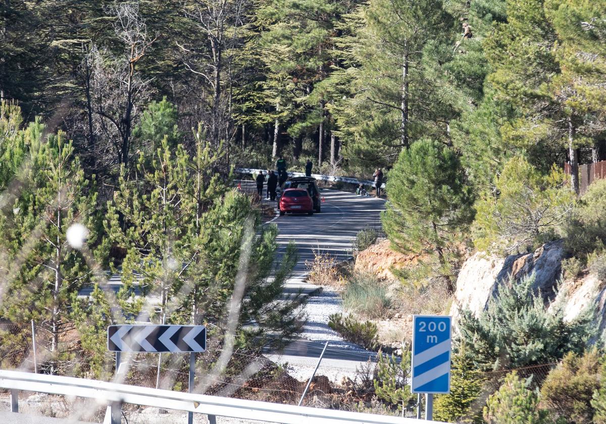 Dispositivo de la Guardia Civil en la Sierra de Huétor en una imagen de archivo.