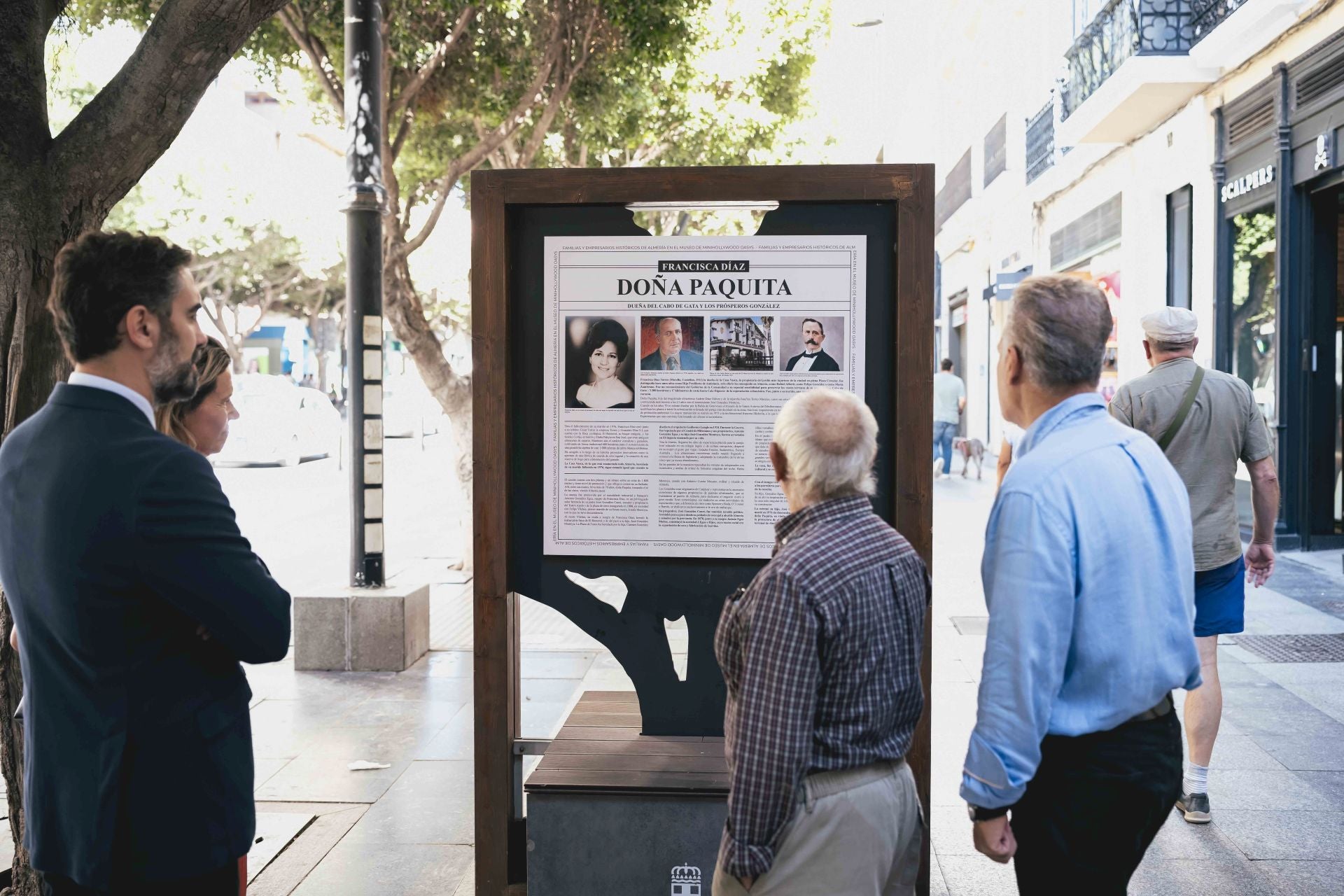 Inauguración de la exposición.