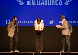 Natalia de Molina, premiada en el Festival Internacional de Jóvenes Realizadores.