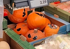 Calabazas de Halloween en Lidl.