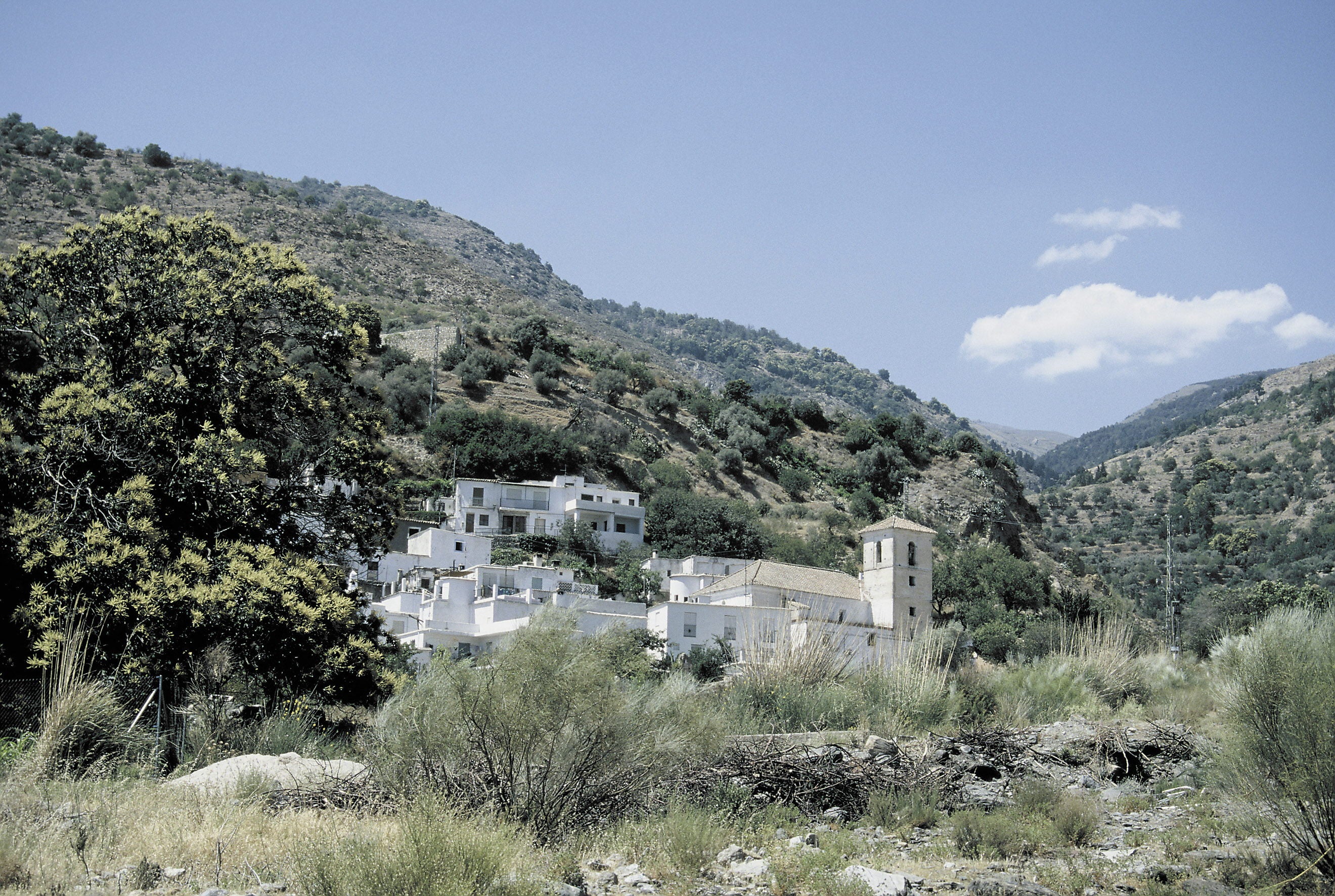 Imagen de Bayacas, el pequeño anejo de Órgiva donde ha aparecido el ciudadano francés.